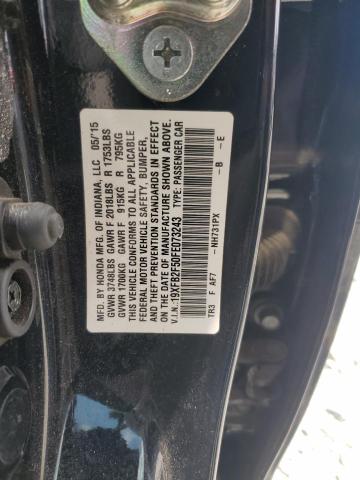 2015 HONDA CIVIC LX - 19XFB2F50FE073243