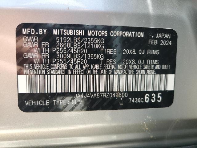 2024 MITSUBISHI OUTLANDER JA4J4VA87RZ049600