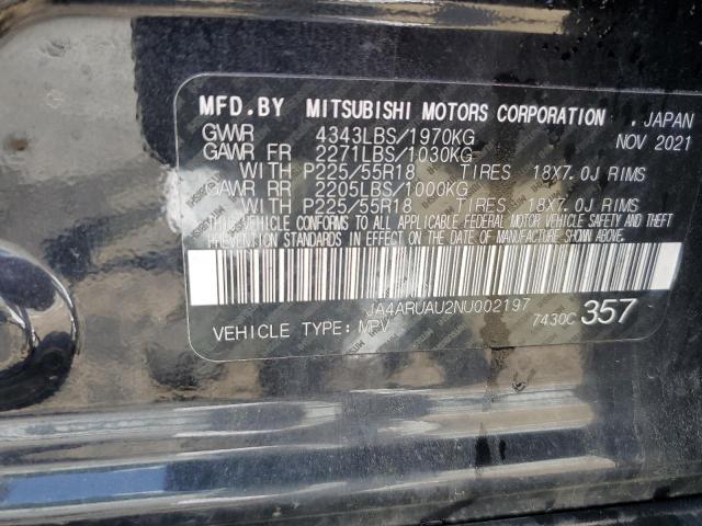 2022 MITSUBISHI OUTLANDER SPORT ES JA4ARUAU2NU002197
