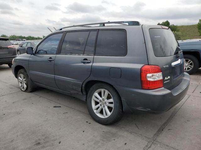 TOYOTA HIGHLANDER 2006 gray  hybrid engine JTEEW21AX60008778 photo #3