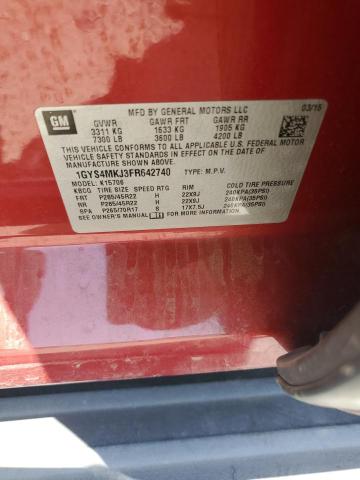 2015 CADILLAC ESCALADE L - 1GYS4MKJ3FR642740