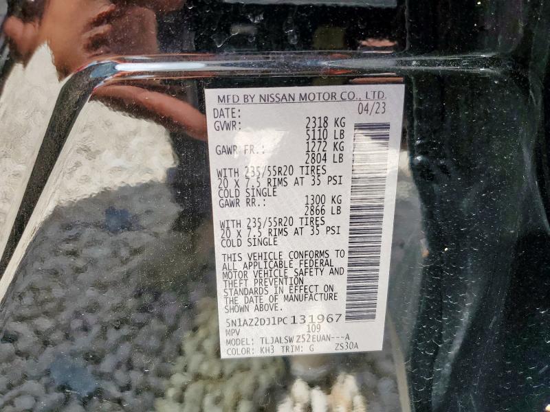 2023 NISSAN MURANO PLA 5N1AZ2DJ1PC131967