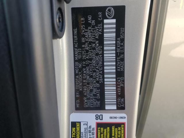 2024 LEXUS ES 300H BA 58AFA1C11RU041670