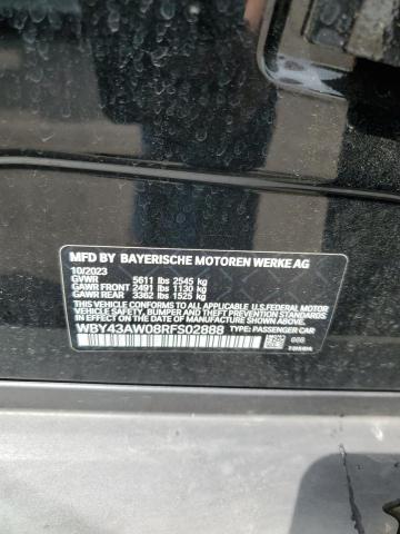2024 BMW I4 EDRIVE WBY43AW08RFS02888