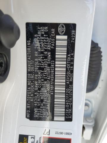 2017 TOYOTA CAMRY LE - 4T1BF1FK6HU803823