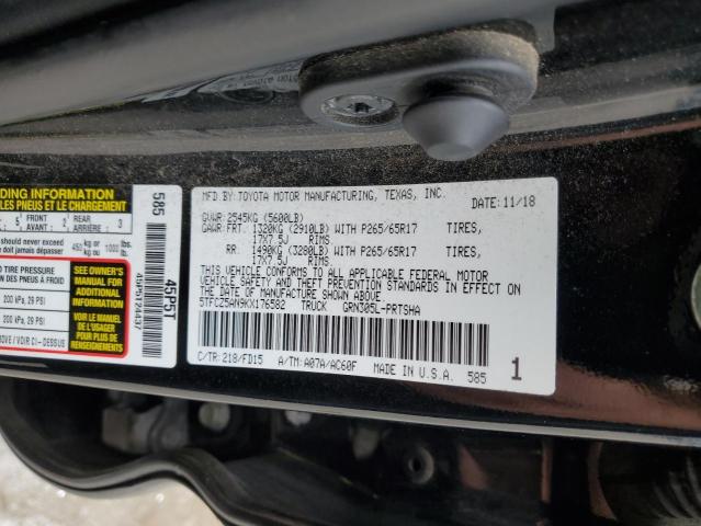 2019 TOYOTA TACOMA DOU 5TFCZ5AN9KX176582