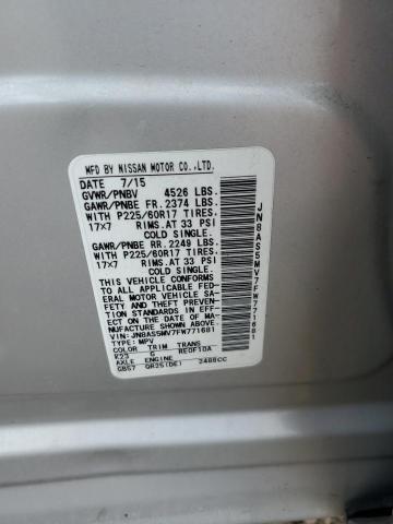 2015 NISSAN ROGUE SELE JN8AS5MV7FW771681