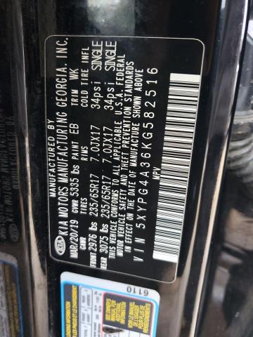 2019 KIA SORENTO L 5XYPG4A36KG582516