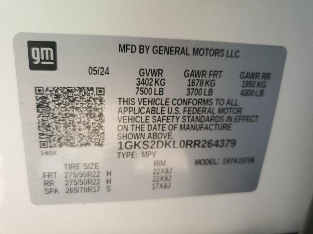 2024 GMC YUKON DENA 1GKS2DKL0RR264379