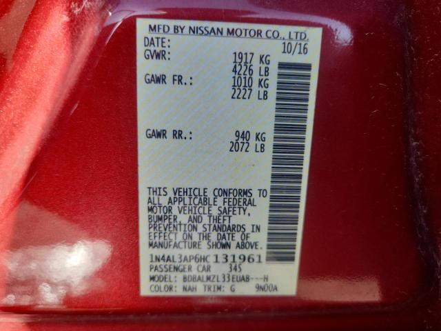 2017 NISSAN ALTIMA 1N4AL3AP6HC131961
