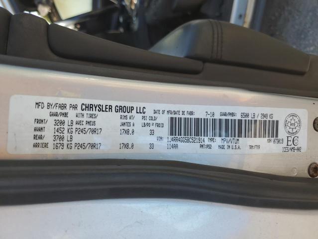 2011 JEEP GRAND CHER - 1J4RR4GG5BC521914