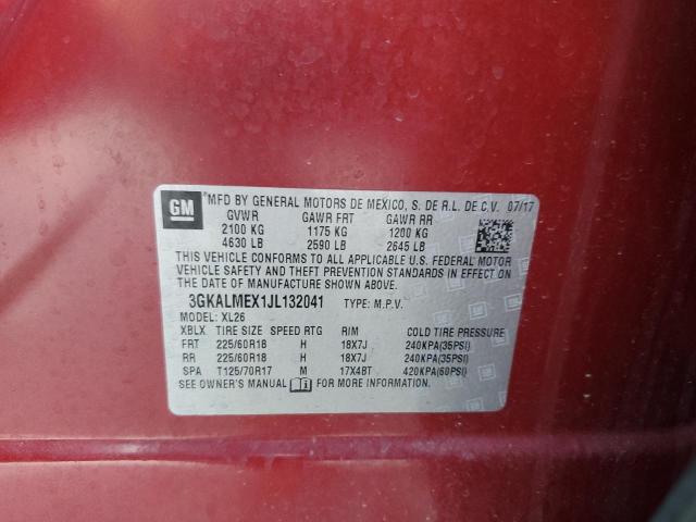 2018 GMC TERRAIN SL 3GKALMEX1JL132041