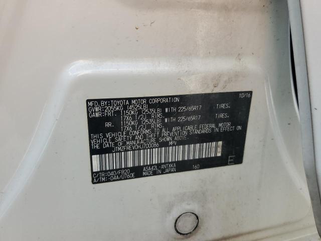 2017 TOYOTA RAV4 LE - JTMZFREV0HJ700086