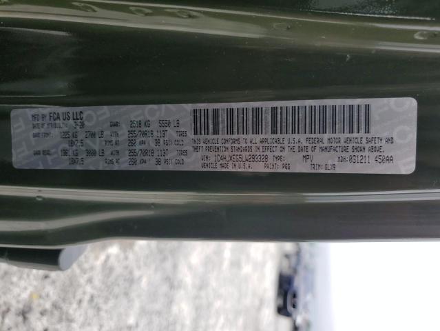 2020 JEEP WRANGLER U - 1C4HJXEG5LW293328
