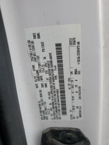 2017 FORD F150 - 1FTMF1C87HKD91882