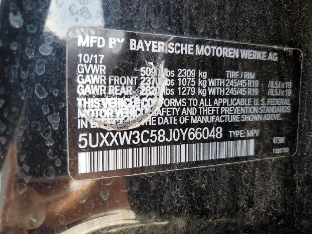 2018 BMW X4 XDRIVE2 - 5UXXW3C58J0Y66048