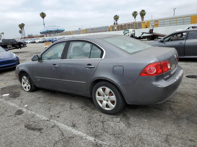 KIA OPTIMA LX 2008 gray  gas KNAGE123585174364 photo #3