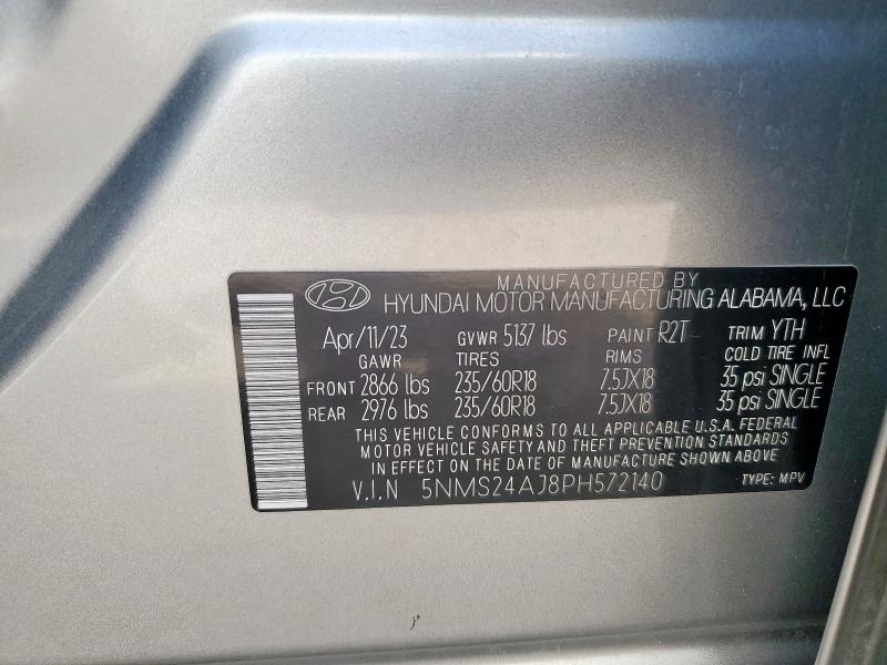 2023 HYUNDAI SANTA FE S - 5NMS24AJ8PH572140