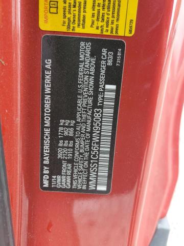 2015 MINI COOPER PAC WMWSS1C56FWN95083