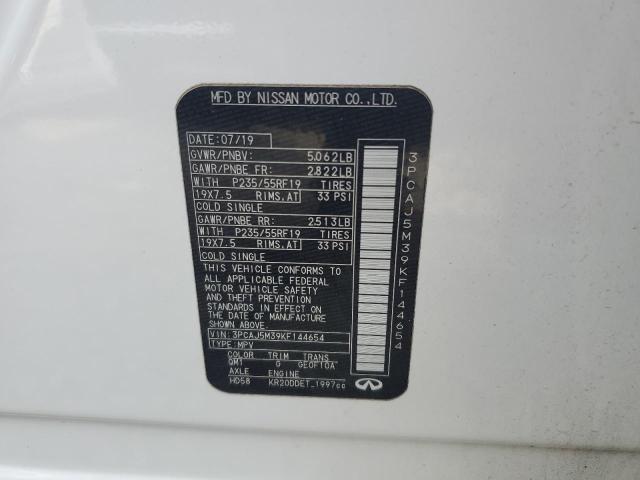 2019 INFINITI QX50 ESSEN - 3PCAJ5M39KF144654