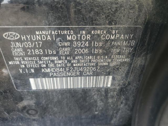 2018 HYUNDAI ELANTRA SE KMHD84LF2JU492067