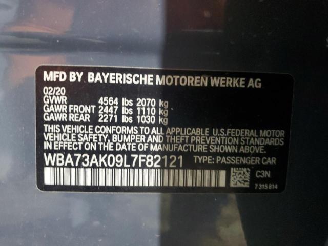 2020 BMW 228XI - WBA73AK09L7F82121