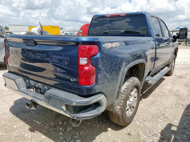 CHEVROLET SILVERADO 2022 blue  diesel 2GC4YNEY4N1207430 photo #4