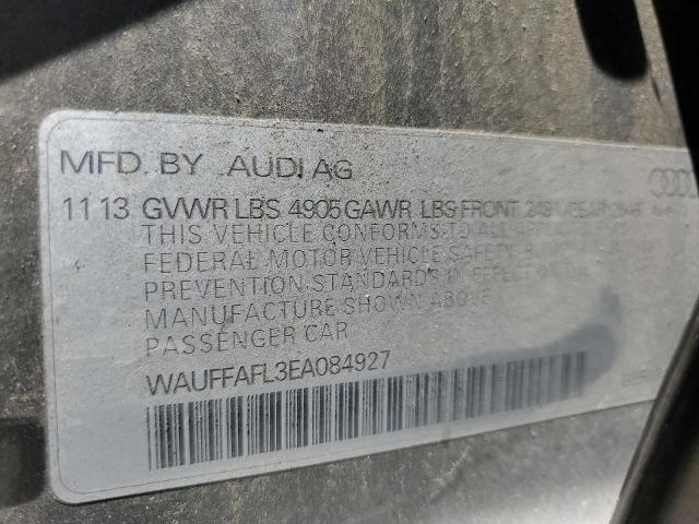 2014 AUDI A4 PREMIUM - WAUFFAFL3EA084927