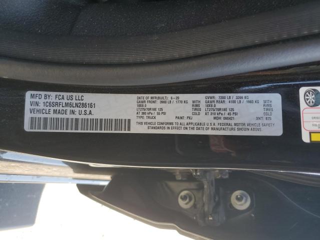 2020 RAM 1500 REBEL 1C6SRFLM6LN286161