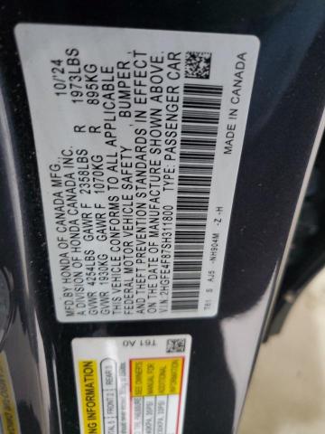 2025 HONDA CIVIC SPOR 2HGFE4F87SH311800