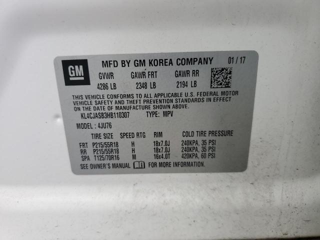 2017 BUICK ENCORE PRE - KL4CJASB3HB110307