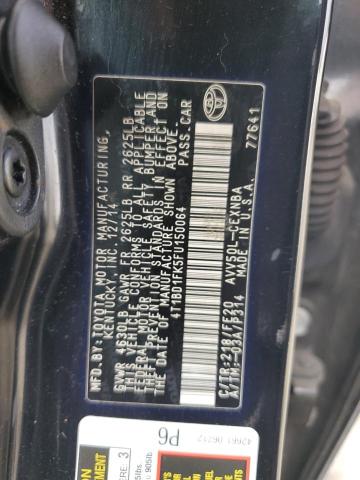 2015 TOYOTA CAMRY HYBR - 4T1BD1FK5FU150064