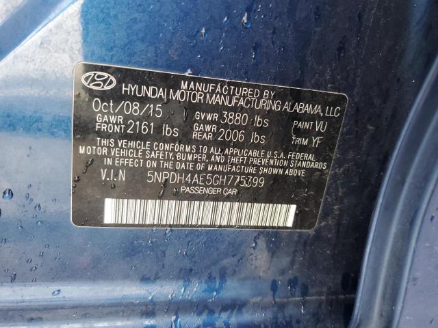 2016 HYUNDAI ELANTRA SE - 5NPDH4AE5GH775399