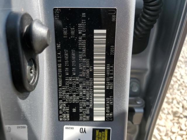 2025 TOYOTA COROLLA CR - 7MUAAAAG9SV119609