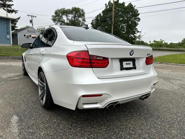 BMW M3 2015 white sedan 4d gas WBS3C9C57FP803591 photo #4