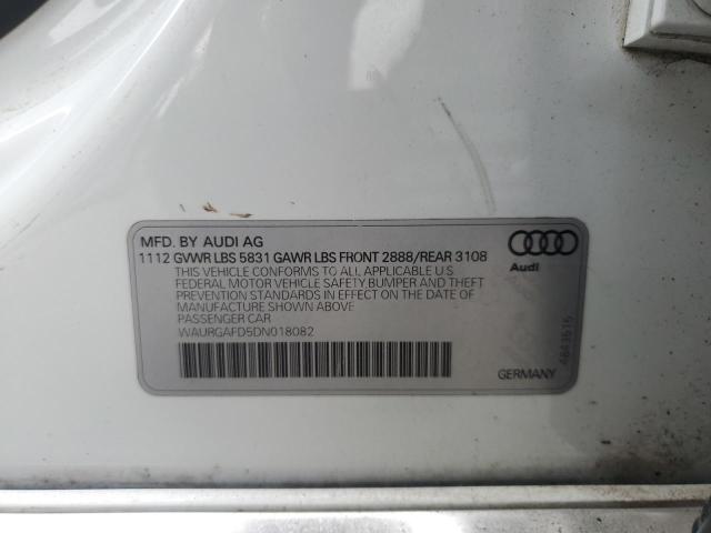 waurgafd5dn018082 - 2013 Audi a8 l quattro - #60092825