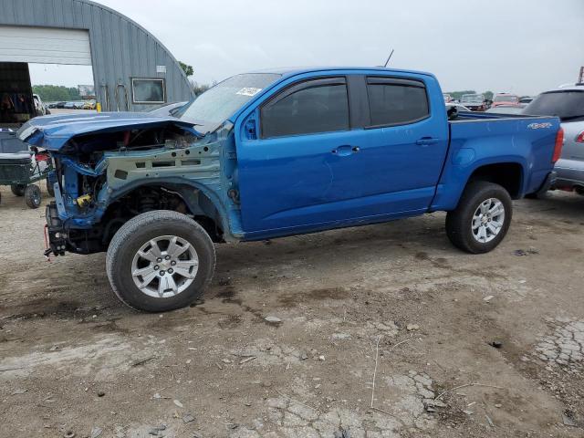 CHEVROLET COLORADO L 2021 blue  gas 1GCGTCEN7M1135133 photo #1