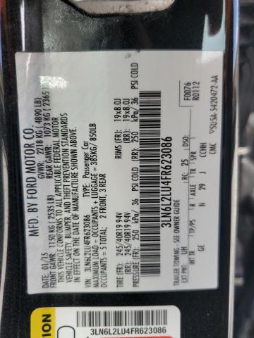 2015 LINCOLN MKZ HYBRID 3LN6L2LU4FR623086