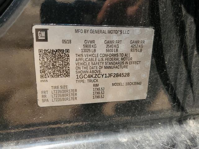 2018 CHEVROLET SILVERADO K3500 LT 1GC4KZCY1JF284528