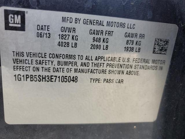 2014 CHEVROLET CRUZE LS - 1G1PB5SH3E7105048
