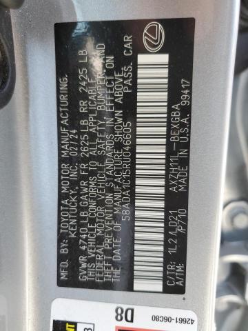 2024 LEXUS ES 300H BA 58ADA1C15RU046605