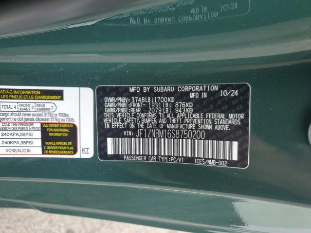 2025 TOYOTA GR 86 HAKO JF1ZNBM16S8750200