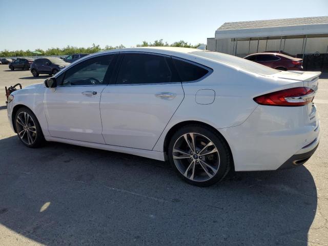 FORD FUSION TIT 2019 white  gas 3FA6P0D99KR184586 photo #3