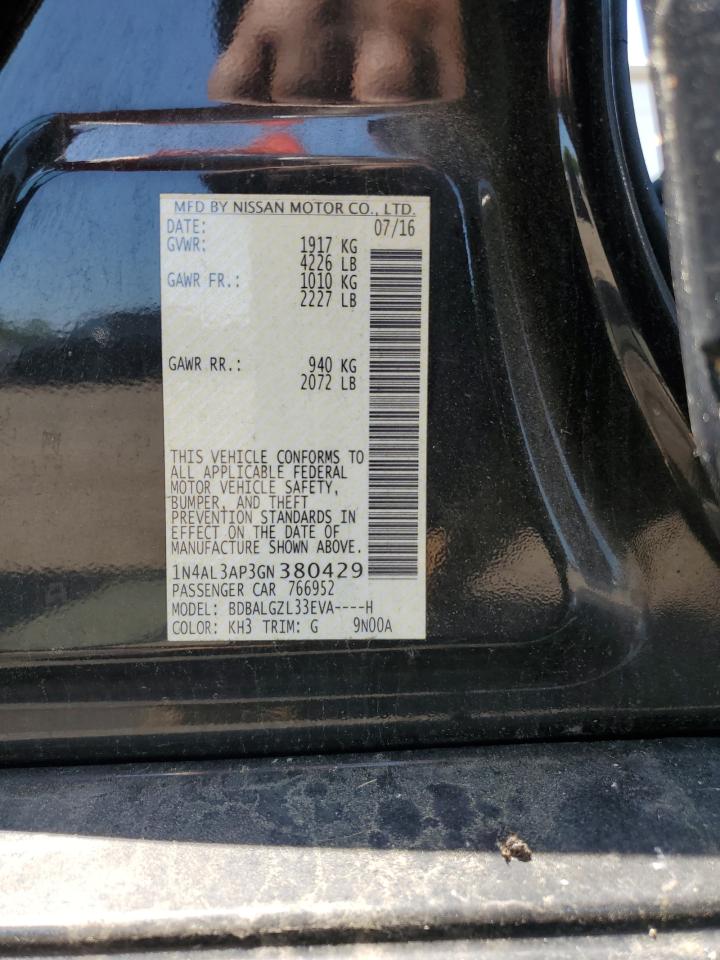 Nissan Altima 2.5 2016