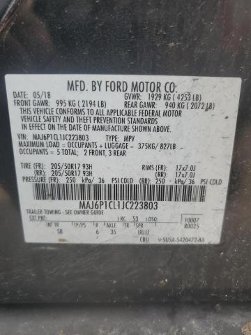 2018 FORD ECOSPORT S MAJ6P1CL1JC223803