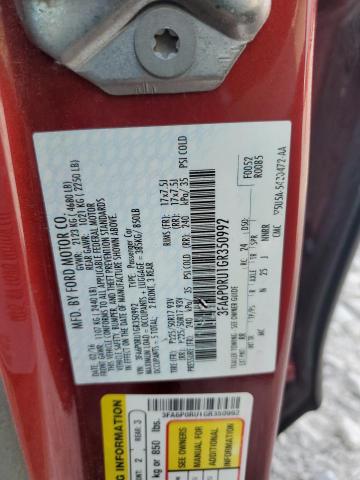 2016 FORD FUSION TIT 3FA6P0RU1GR350992