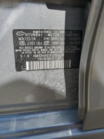 2015 HYUNDAI ELANTRA SE KMHDH4AE0FU394074