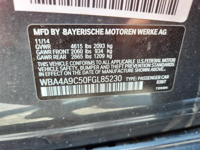 2015 BMW 428 I GRAN - WBA4A9C50FGL85230