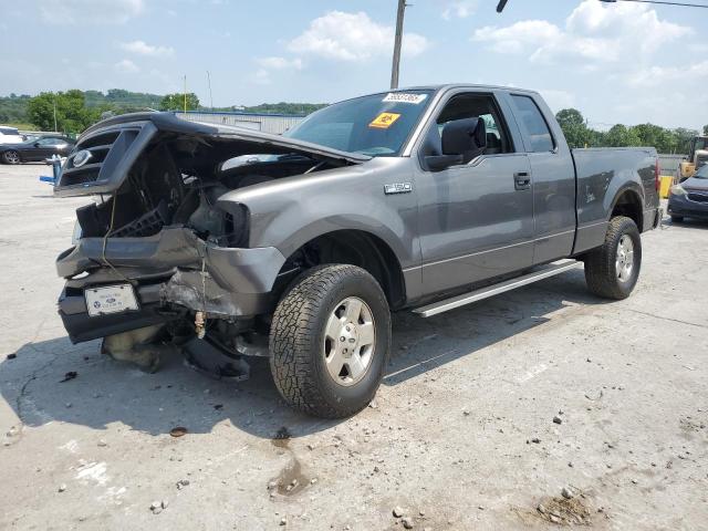 FORD F150 2008 gray  gas 1FTRX14W88FB22993 photo #1