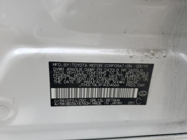 2015 LEXUS GS 350 JTHCE1BLXFA004666